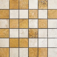 Mozaic Travertin - Classic Yellow - Lustruit